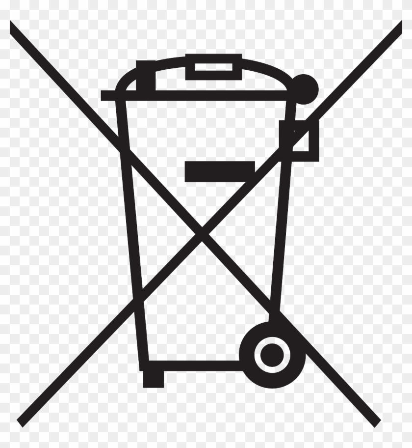 Do Not Trash Clip Art - Trash Can With X Symbol
