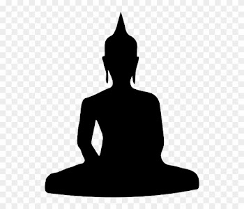Do Your Work With Mastery - Buddha Silhouette Png