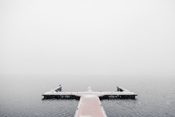 Dock Covered in Fog