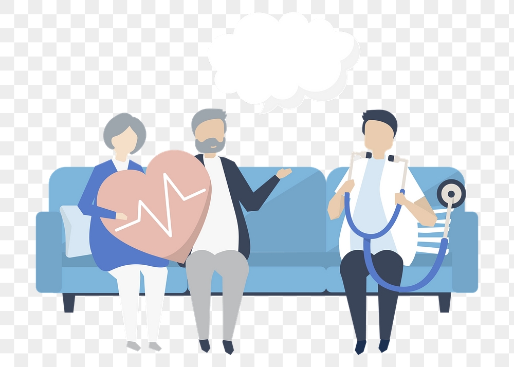 Doctor and patients illustration png, | Free PNG - rawpixel