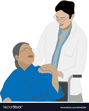 doctor caring her patient