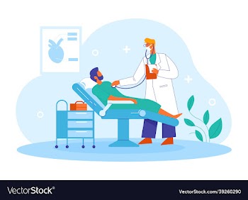 doctor checking patient concept