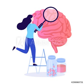 Doctor examine huge brain