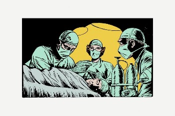 Doctor surgery clipart, vintage illustration | Free PSD Illustration - rawpixel