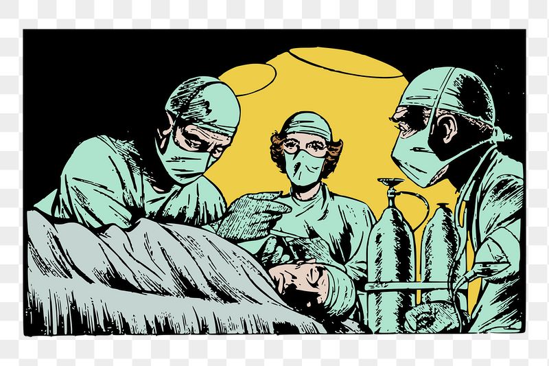 Doctor surgery png sticker illustration, | Free PNG - rawpixel