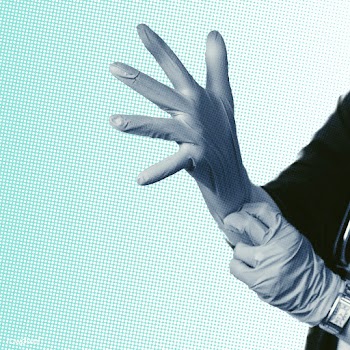 Doctor wearing latex gloves to prevent coronavirus contamination backg.. | Free  photo - 2313775