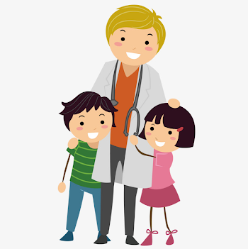 Doctors And Children, Doctors, Child, Patient PNG and Vector for ...