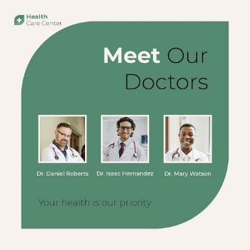 Doctors Facebook post template, medical | Free PSD Template - rawpixel