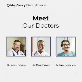 Doctors Instagram post template, healthcare | Free Vector Template - rawpixel