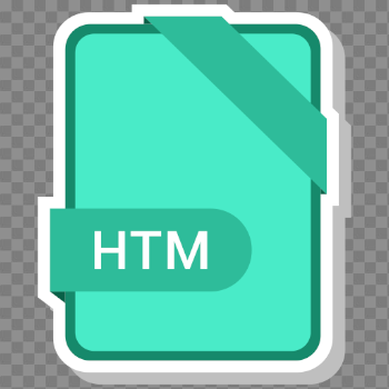 Document, file, htm, name icon