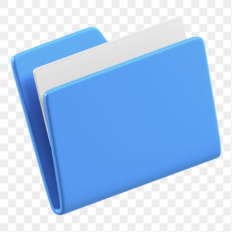 Document folder png sticker, 3D | Free PNG - rawpixel