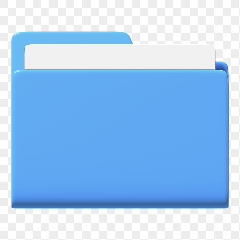Document folder png sticker, 3D | Free PNG - rawpixel