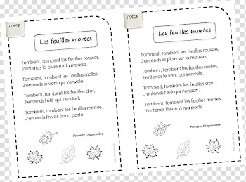 Document Poetry Text Classe pour l'inclusion scolaire Season, autumn transparent background PNG clipart