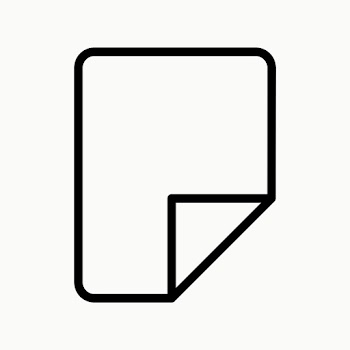 Document UI icon psd in simple style | Free stock illustration | High Resolution graphic