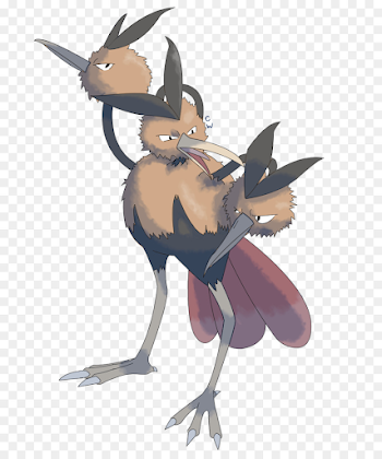 Dodrio Pokédex Generazione Pokémon Bird - pokemon png download ...
