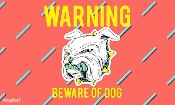 Dog alert background | Free stock vector - 395815
