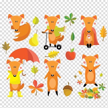 Dog Autumn , Cartoon puppy fall equipment transparent background PNG clipart