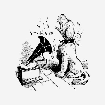 Dog barking to music illustration, | Free Photo - rawpixel
