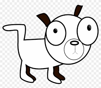 Dog Black And White Clip Art Black And White Puppy - Funny Dog Clipart Black And White