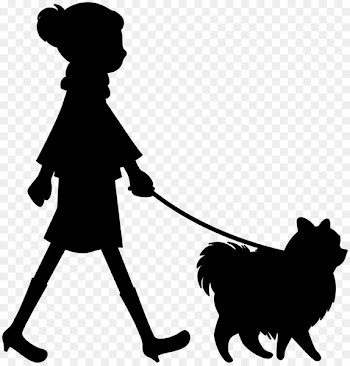 Dog, Black White M, Human Behavior, Dog Walking PNG