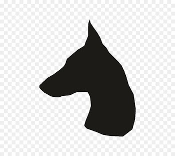 Dog breed Snout Silhouette Font - dog 