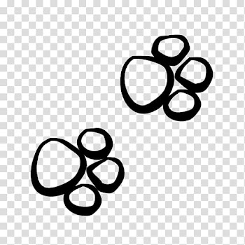 Dog Cat Paw Footprint , Animal Paw Print transparent background PNG clipart