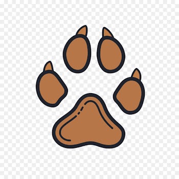 Dog Cat Paw Silhouette Clip art - dog 