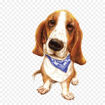 Dog Colored pencil Drawing Illustration - Color lead puppy 