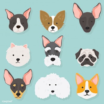 Dog cute group | Free stock vector - 60656
