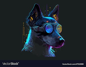 dog cyberpunk