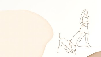 Dog desktop wallpaper, cream simple | Free Vector - rawpixel