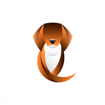 Dog geometrical animal design vector | Free stock vector - 520918