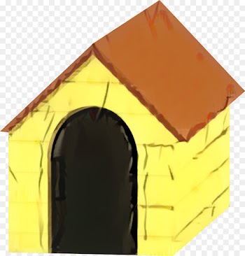 Dog Houses, Dog, Puppy, Yellow, Roof PNG