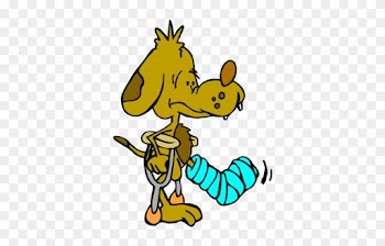 Dog Leg Clipart Injury Clip Art Library - Hurt Dog Clip Art