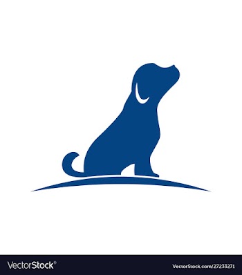 Dog logo template vector image