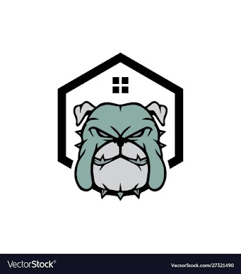 Dog logo vector image