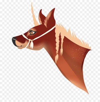 Dog Mustang Halter Illustration Pack animal - dog 
