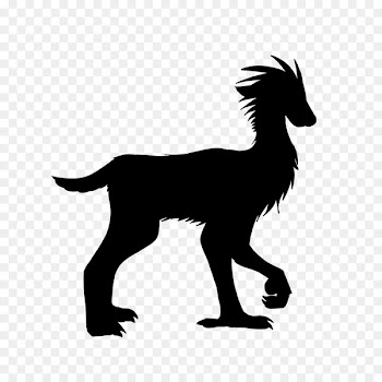 Dog Mustang Mammal Character Silhouette -  