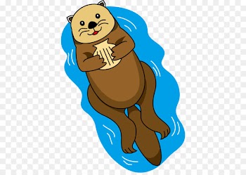 Dog, Otter, Sea Otter, Cartoon PNG