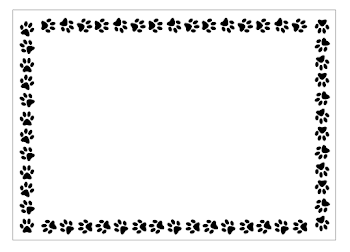Dog Paw Border | Free download best Dog Paw Border on ClipArtMag.com