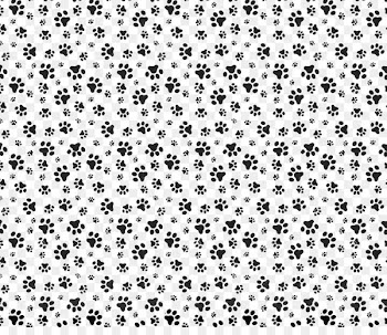 Dog Paw Cat Pattern - Dense dog paw prints 