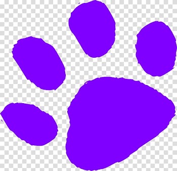 Dog Puppy Paw , Watercolor Purple transparent background PNG clipart