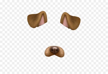Dog Puppy Snapchat Cat We Heart It - Dog ear dog nose sticker 
