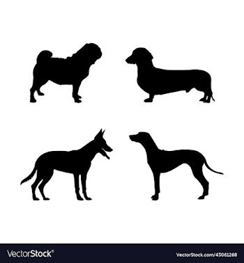 dog silhouette