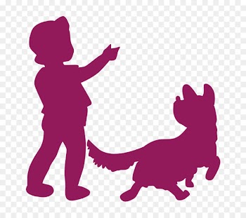 Dog Silhouette Cat Puppy Image - bambini silhouette 