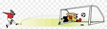 Dog Soccer Clipart Png - Football Goal Clip Art