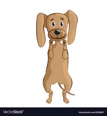 Dog vector image