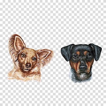 Dog Watercolor painting, Watercolor Dogs transparent background PNG clipart