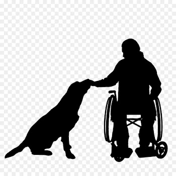 Dog Wheelchair Silhouette Disability - Dog 