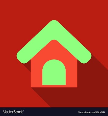 Doghouse icon style designed for web and software vector image